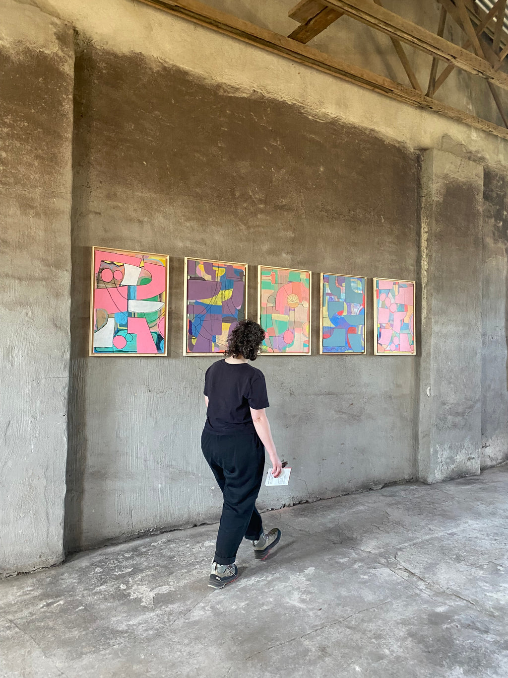 abstract landscape nr. 22 – 50 x 70 cm – Malerei