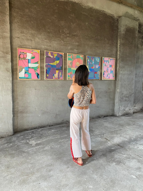 abstract landscape nr. 20 – 50 x 70 cm – Malerei