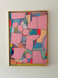 abstract landscape nr. 21 – 50 x 70 cm – Malerei